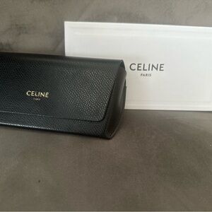 Celine Black Glasses Case